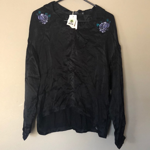 Obey | Naomi Embroidered Blouse - Picture 4 of 8